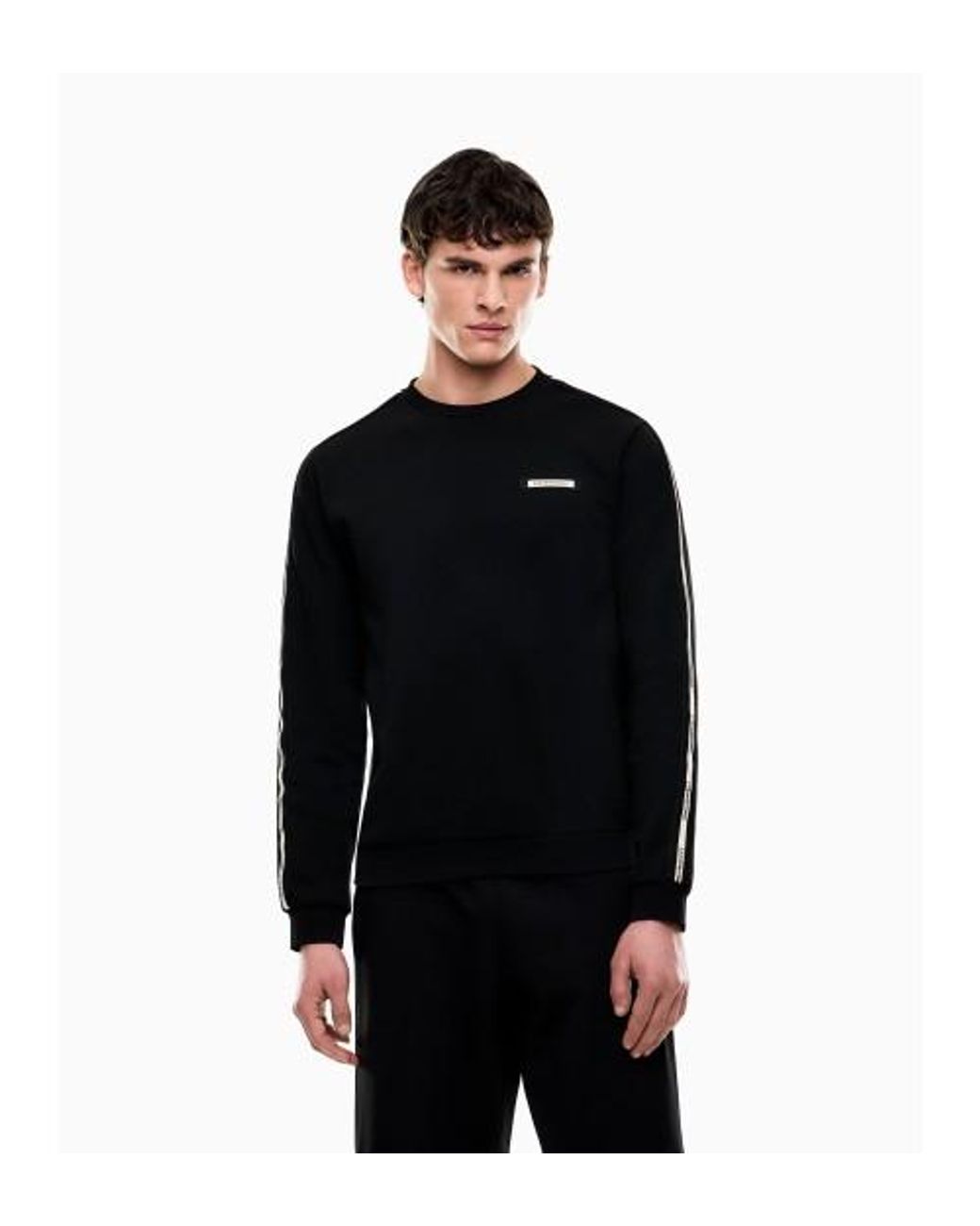 Sweatshirt Logo EA7 pour homme en coloris Black