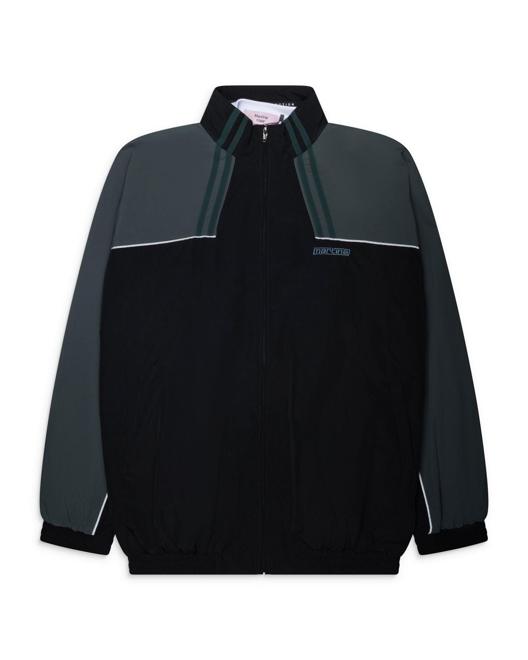 Martine Rose Black T-Lining Track Jacket for men