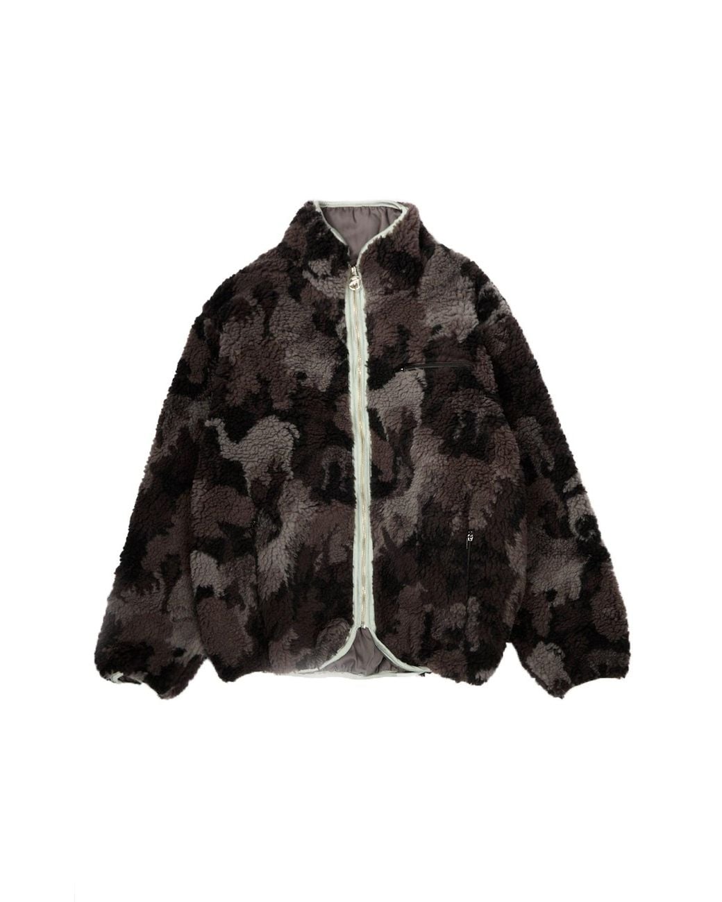 Ambush Black Camoflage Boa Jacket for men