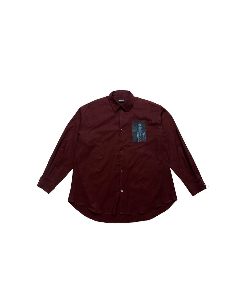 Undercover Red Twin Peaks Patch Shirt for men