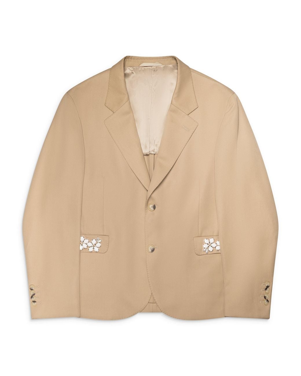 Simone Rocha Natural Classic Jacket W/ Emb for men