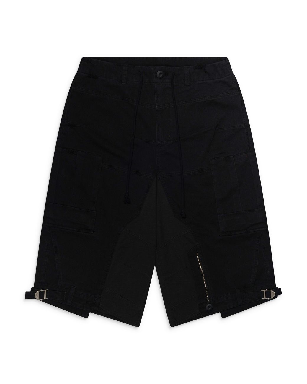 Protocol Index Black Upside Cargo Shorts for men