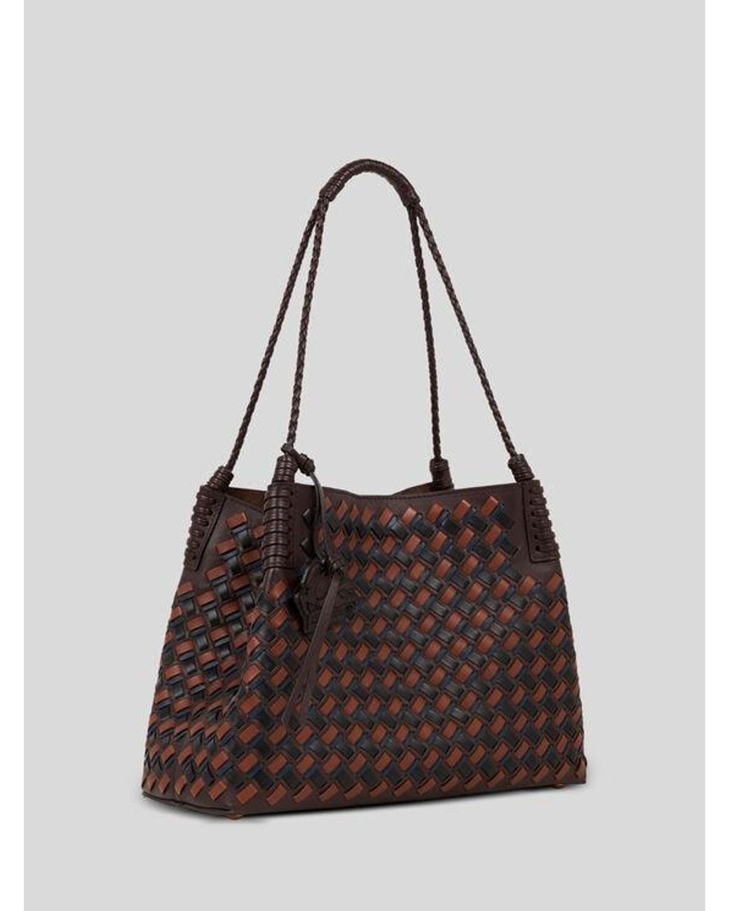 Etro Brown Medium Libra Tote Bag