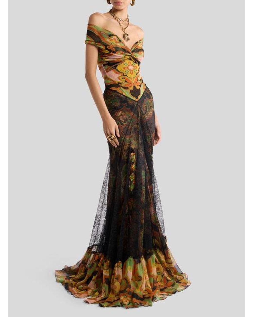 Gonna Lunga di Etro in Natural