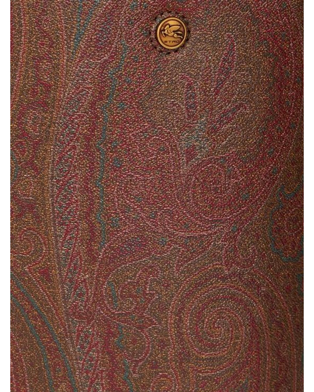 Etro Brown Medium Essential Arnica Bag With Clutch