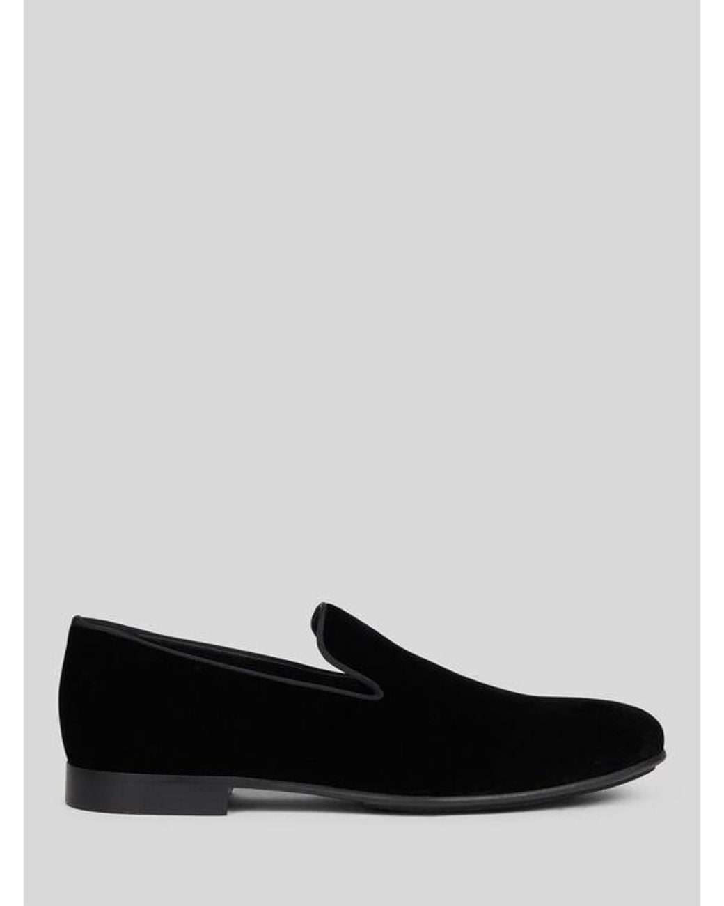 Etro Black Plain-Coloured Loafers for men