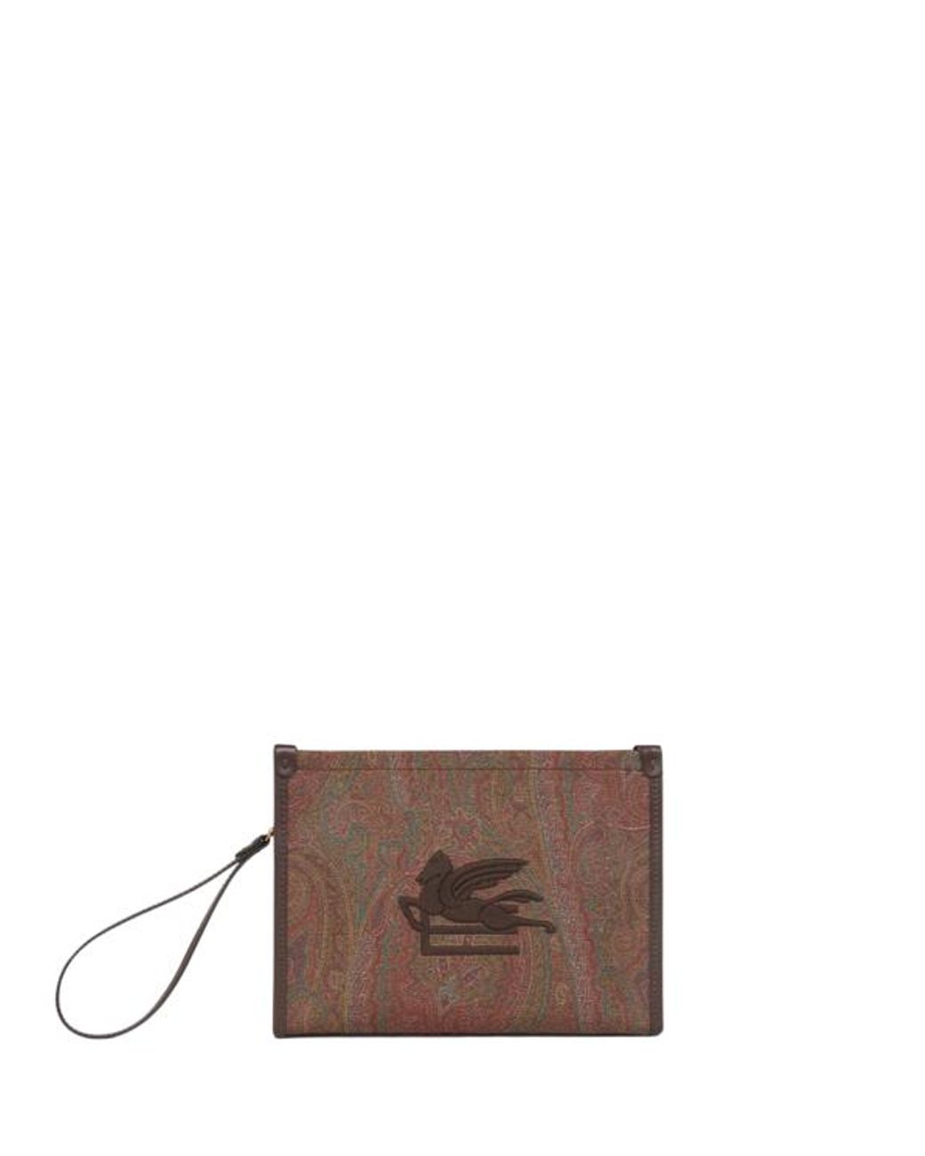 Pouch Arnica Con Pegaso, Donna di Etro in Brown