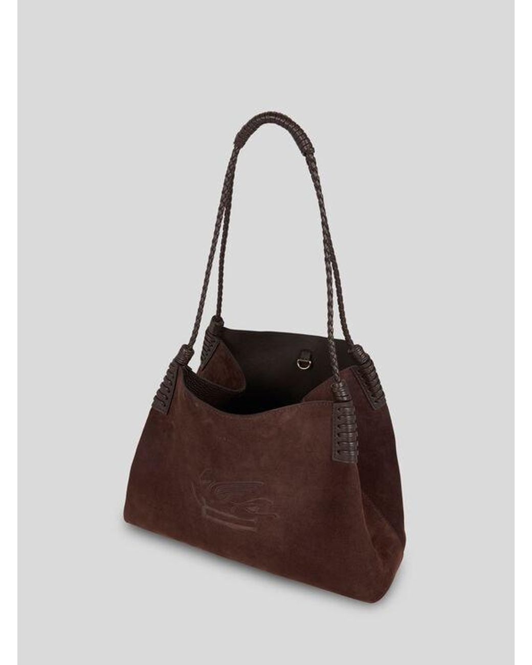 Etro Brown Medium Libra Tote Bag