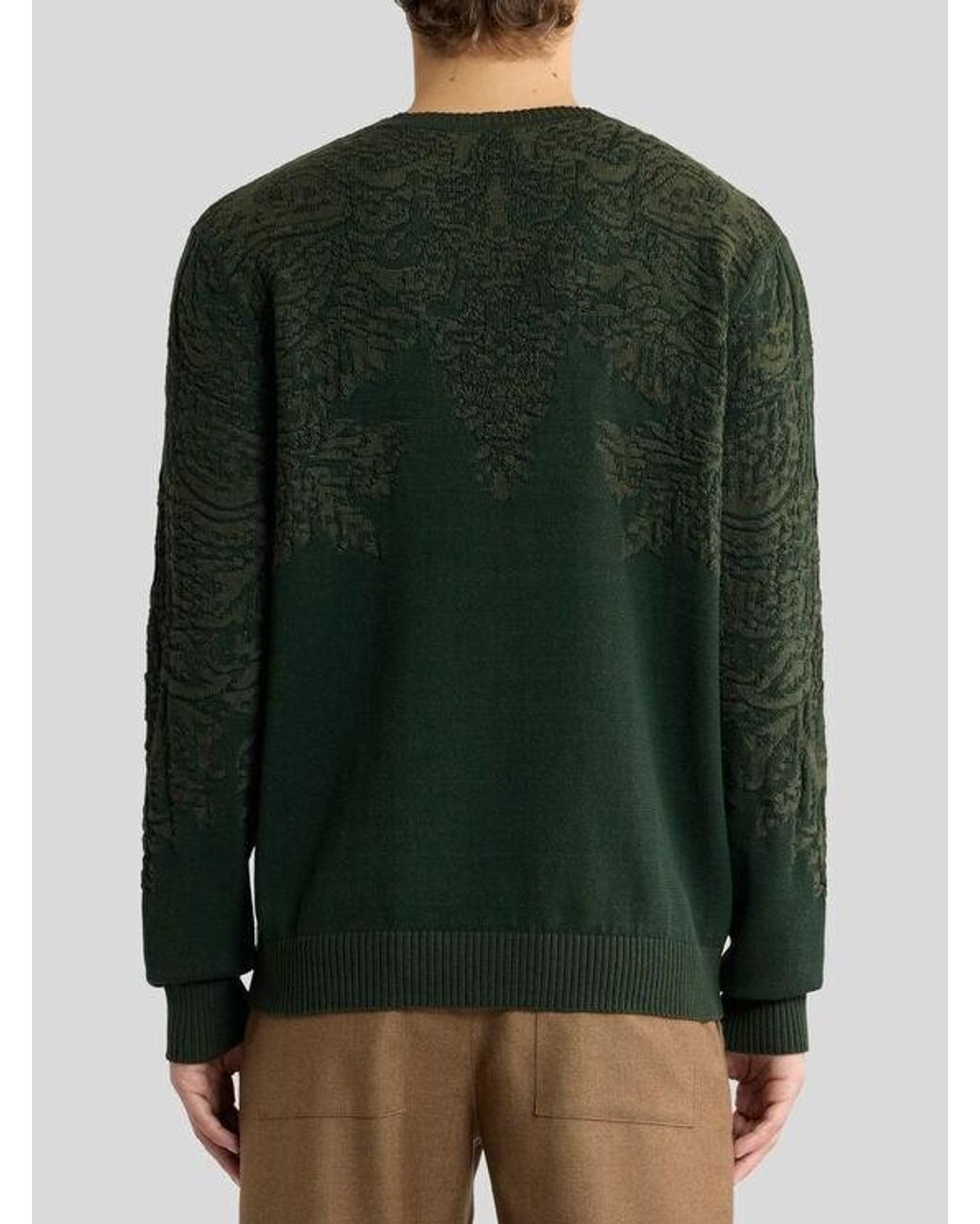Etro Green Sweater for men