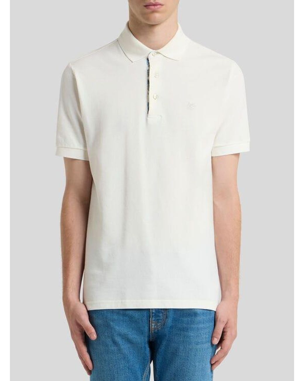 Polo di Etro in White da Uomo