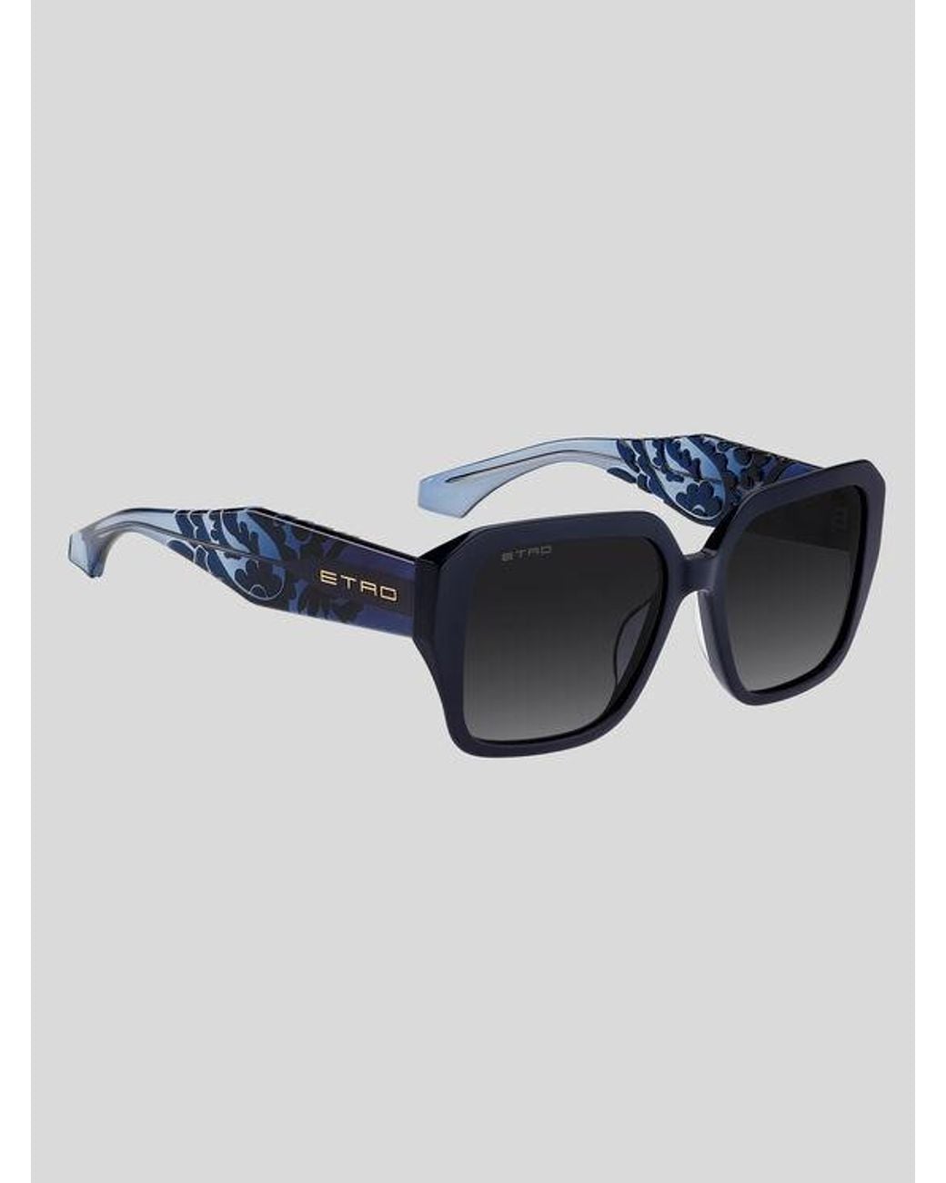 Etro Blue Color Stripes Sunglasses