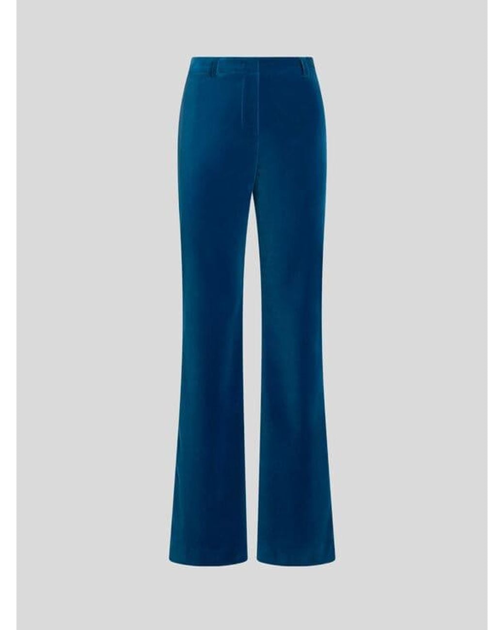 Etro Blue Cotton Velvet Trousers