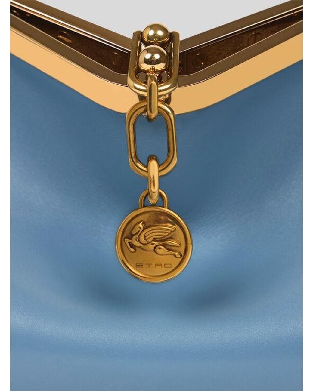 Etro Blue Small Vela Bag