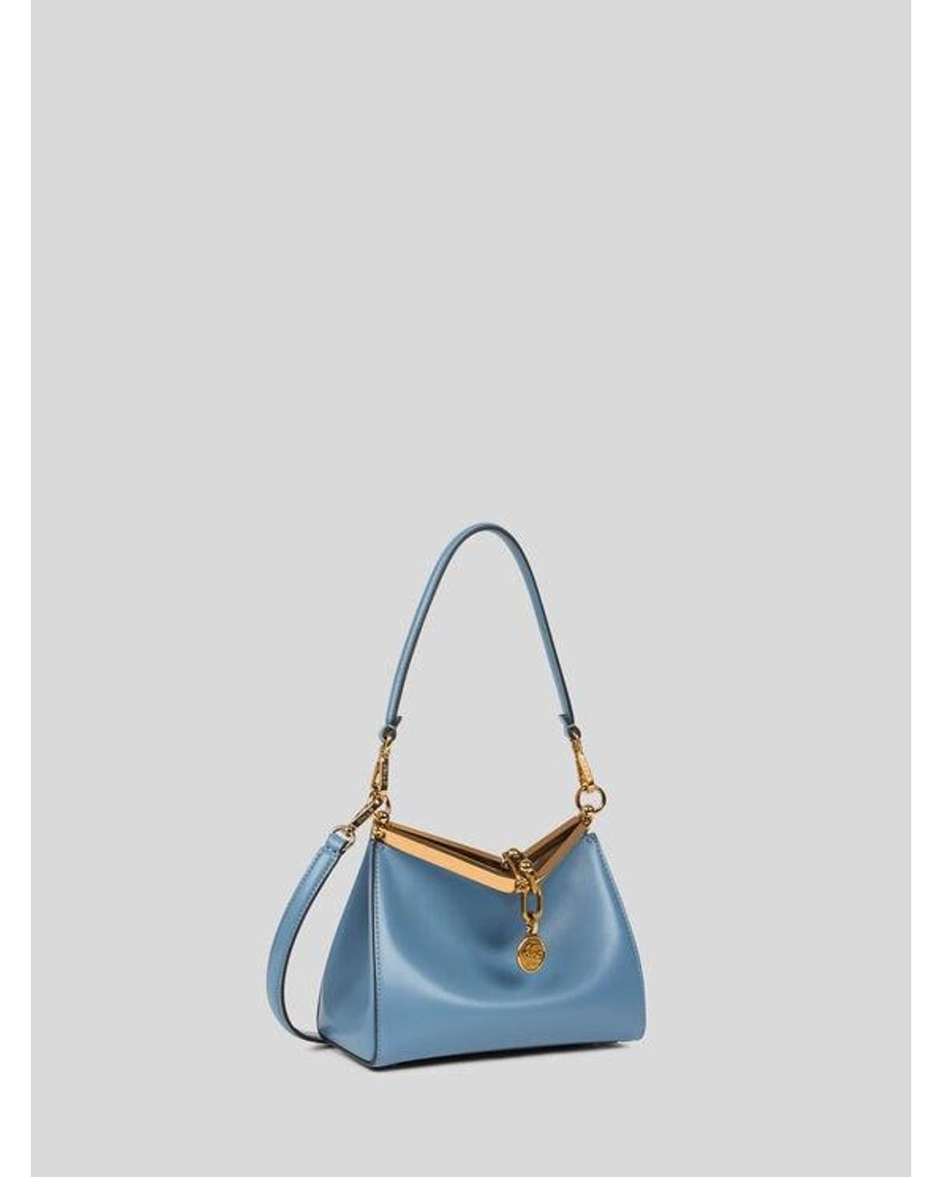 Etro Blue Small Vela Bag