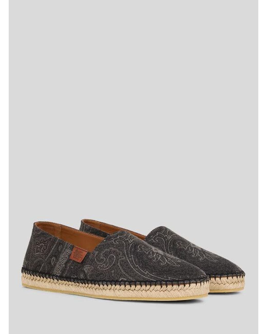 Etro Black Arnica Jacquard Espadrilles for men