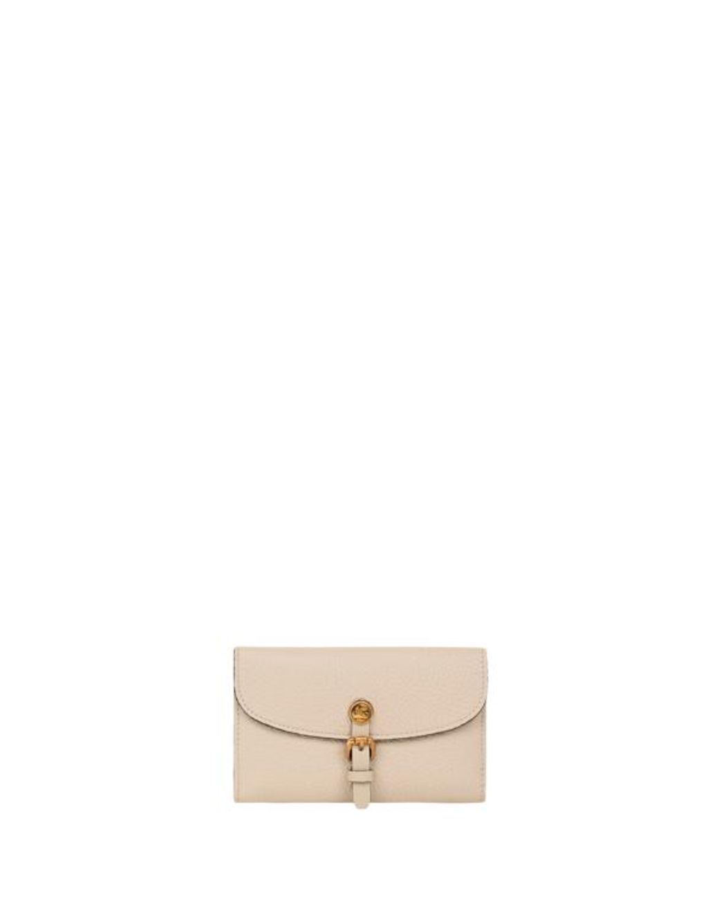 Etro Natural Hammered Leather Pony Wallet