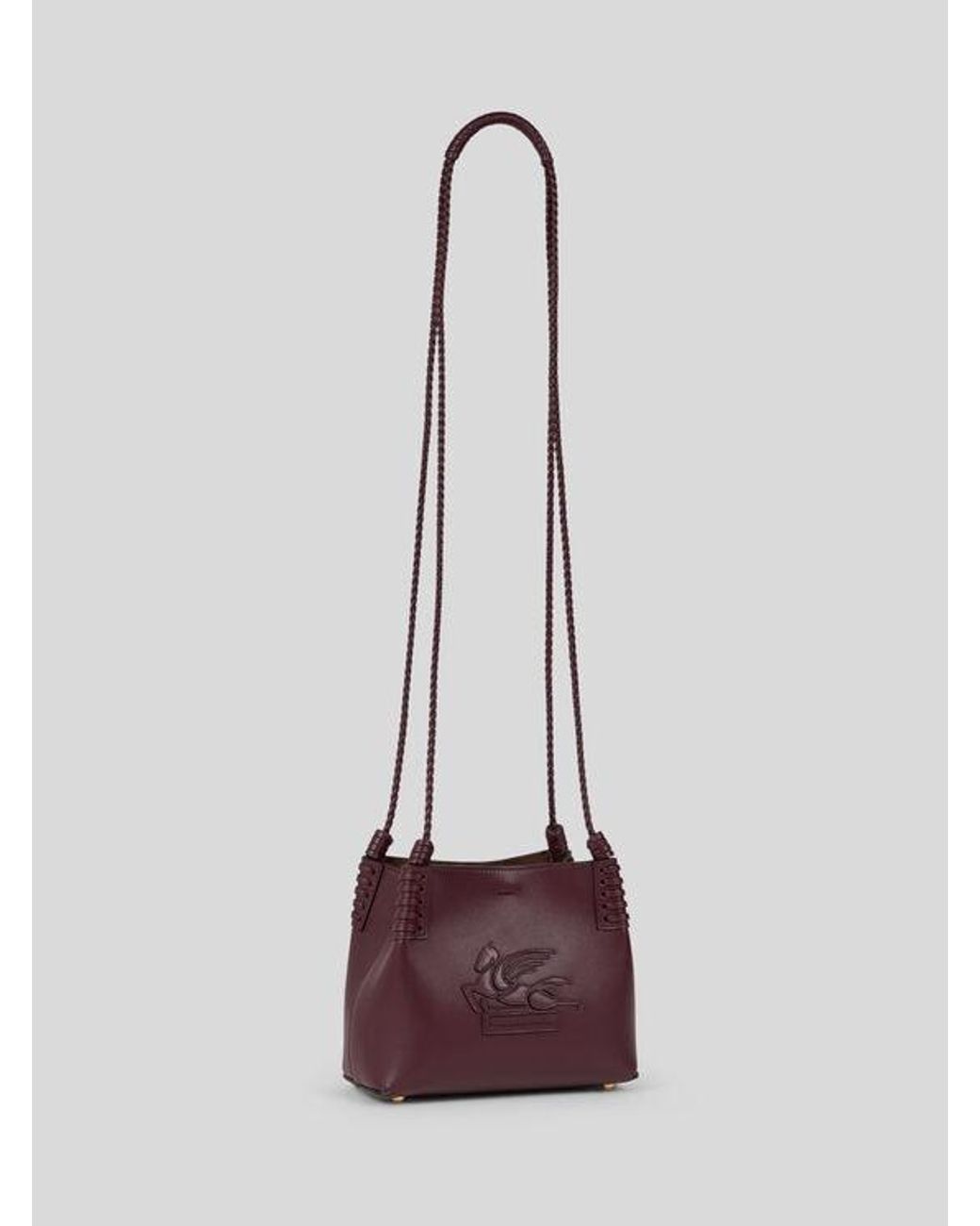 Etro Purple Mini Libra Tote Bag