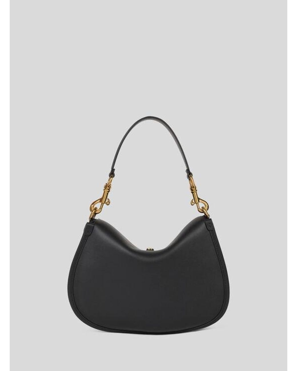Etro Black Medium Leather Pony Bag