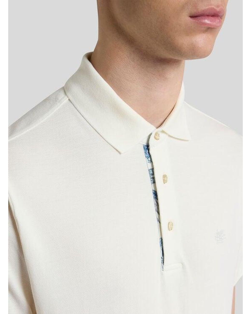 Polo di Etro in White da Uomo