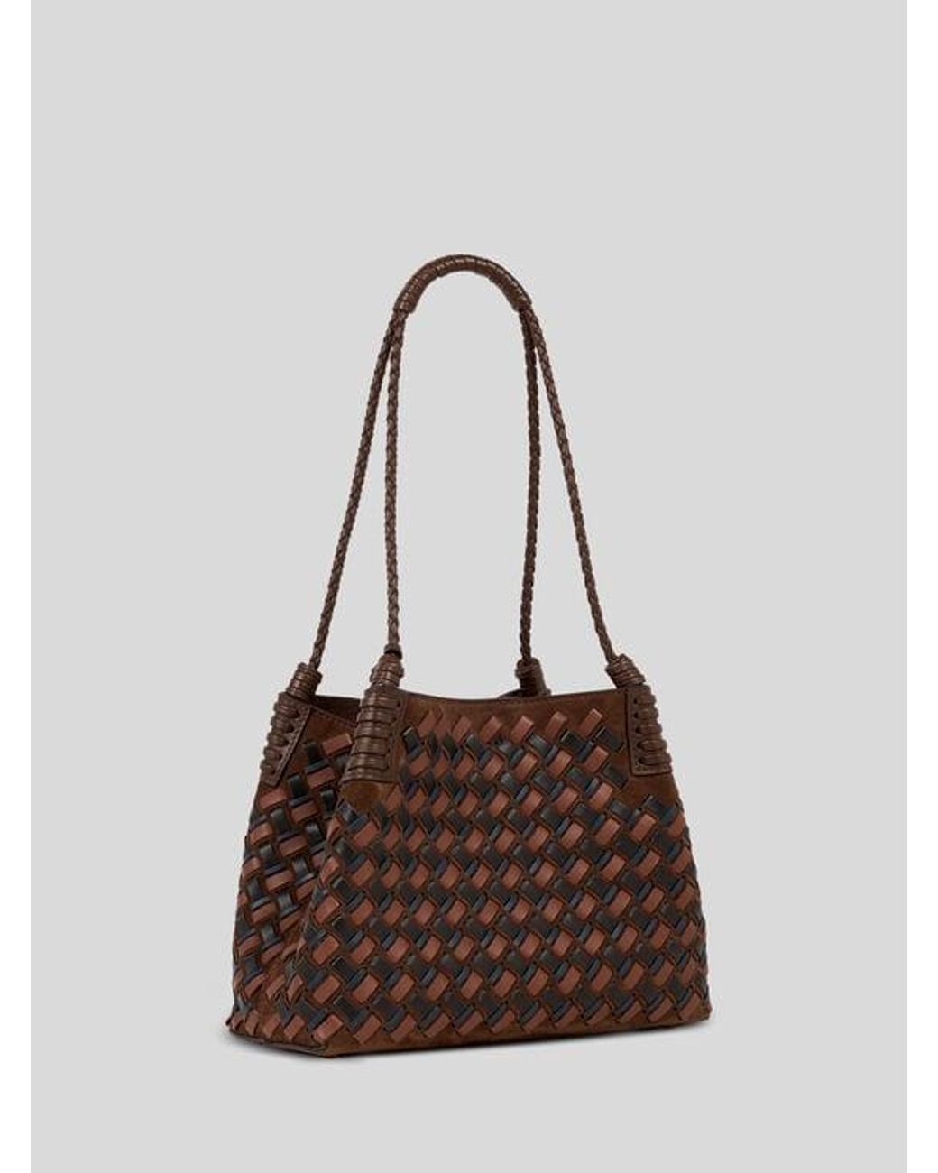 Etro Brown Small Libra Tote Bag