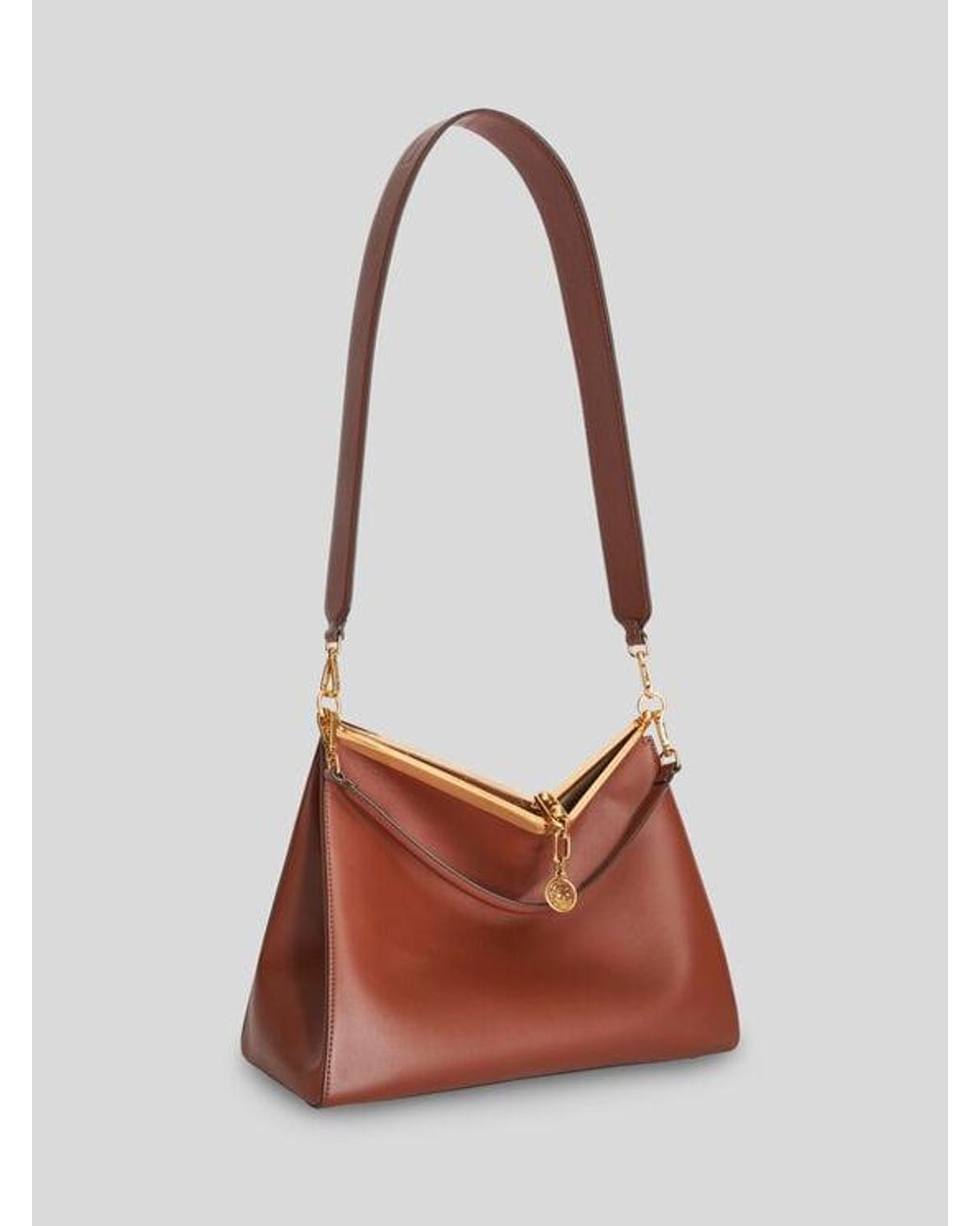 Etro Multicolor Large Leather Vela Bag, , Dark