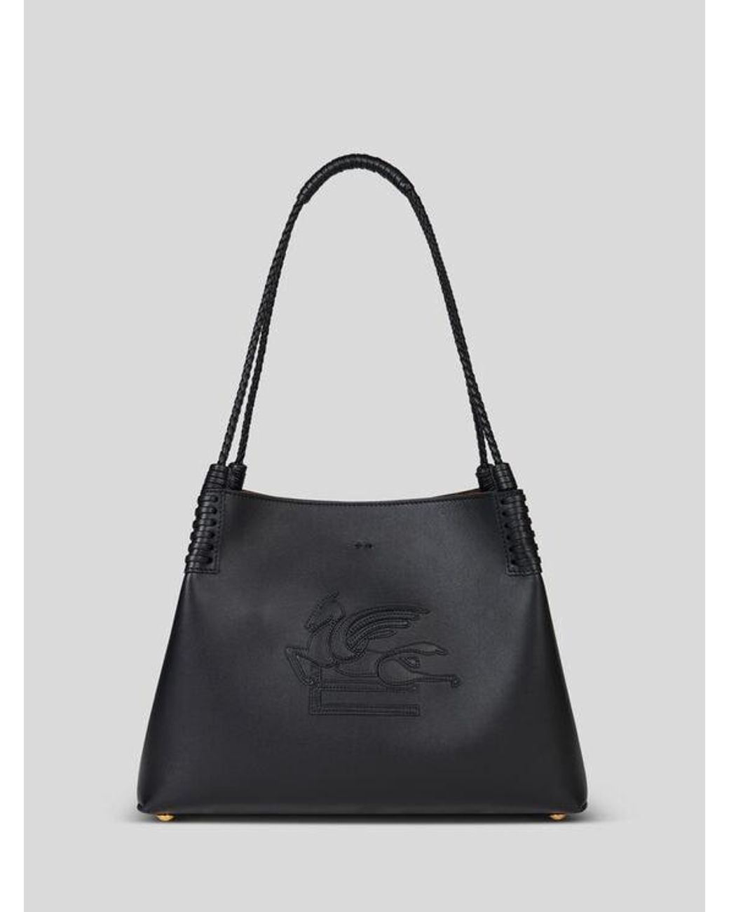 Etro Black Medium Libra Tote Bag