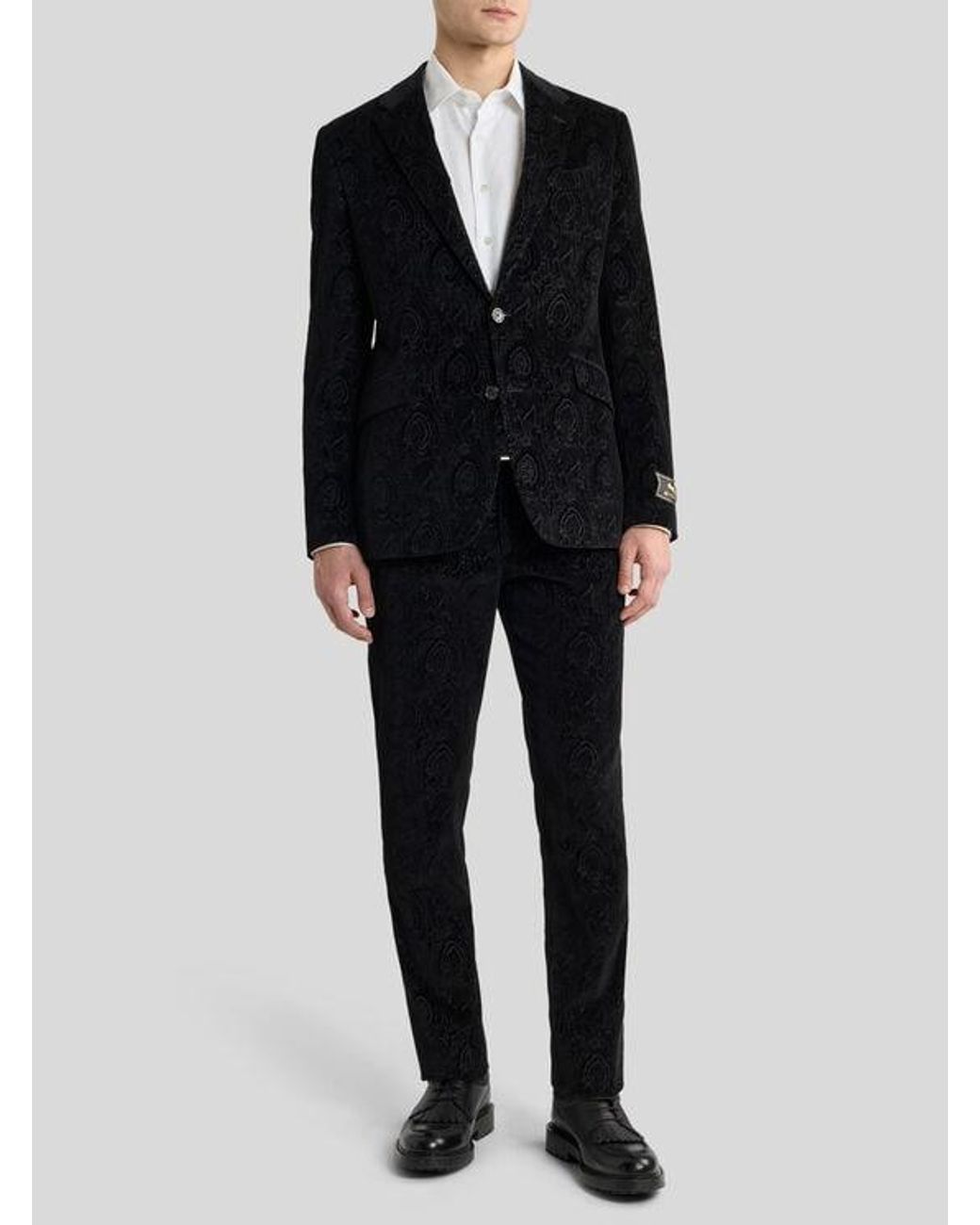 Etro Black Single-Breasted Jacket for men