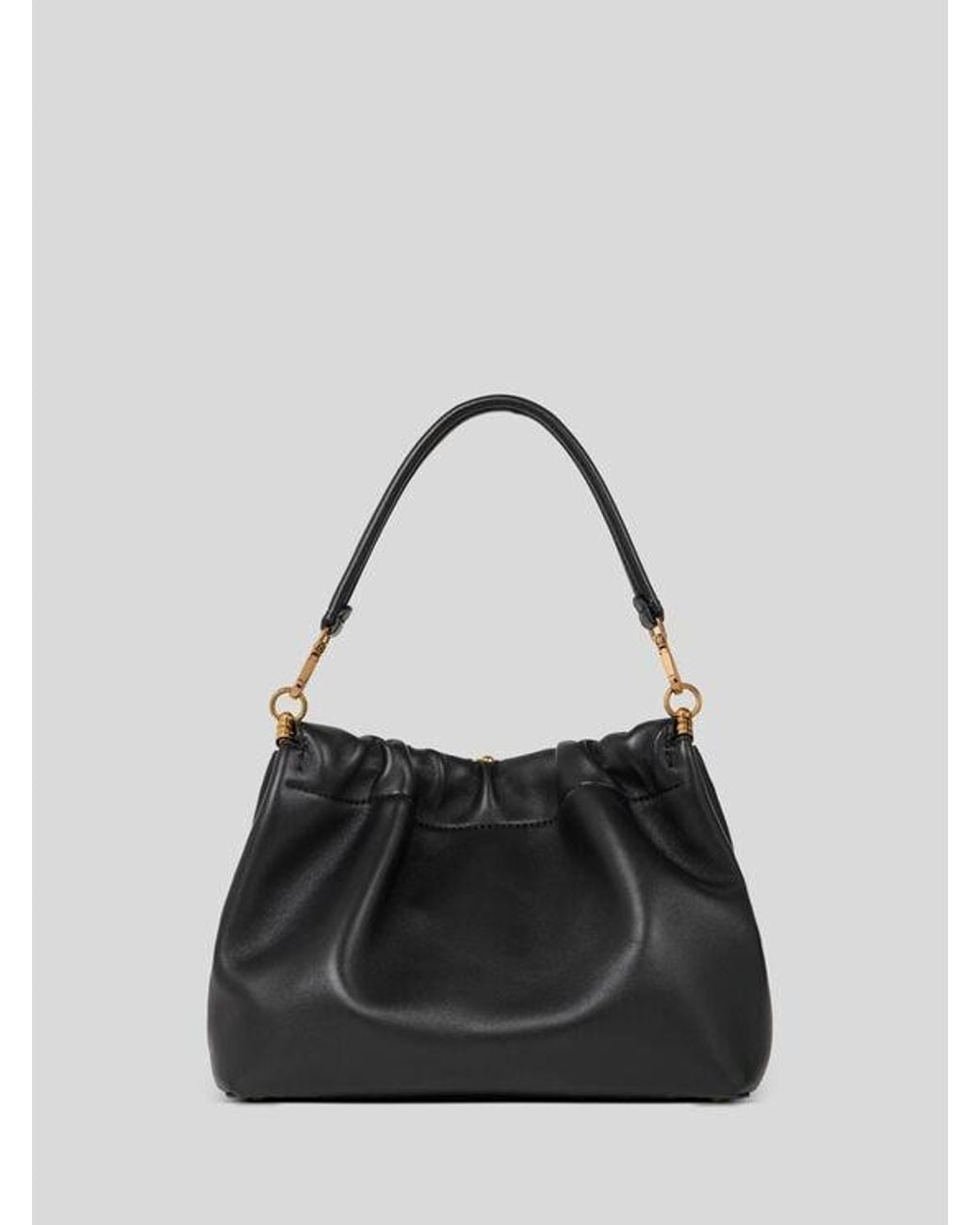Etro Black Medium Vela Blossom Bag