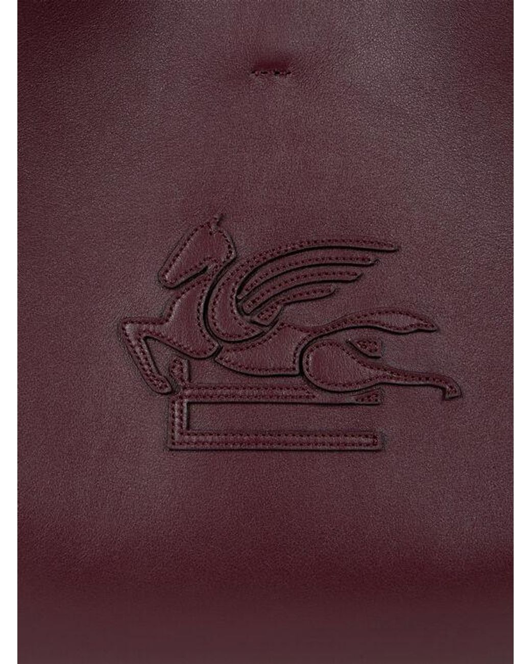 Etro Purple Medium Libra Tote Bag