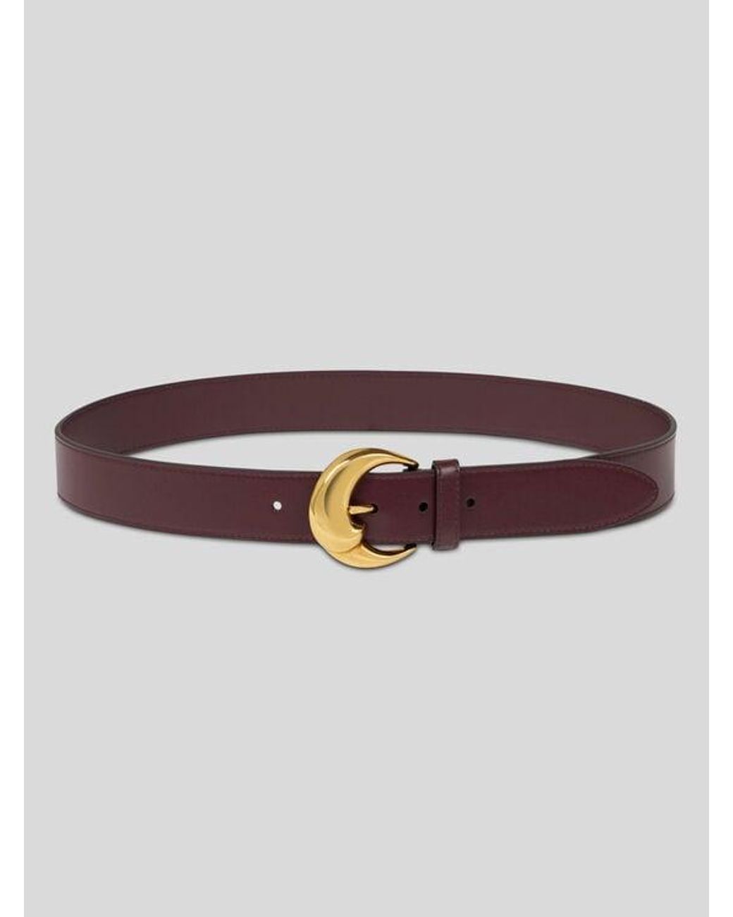 Etro Red Belt With Paisley Buckle
