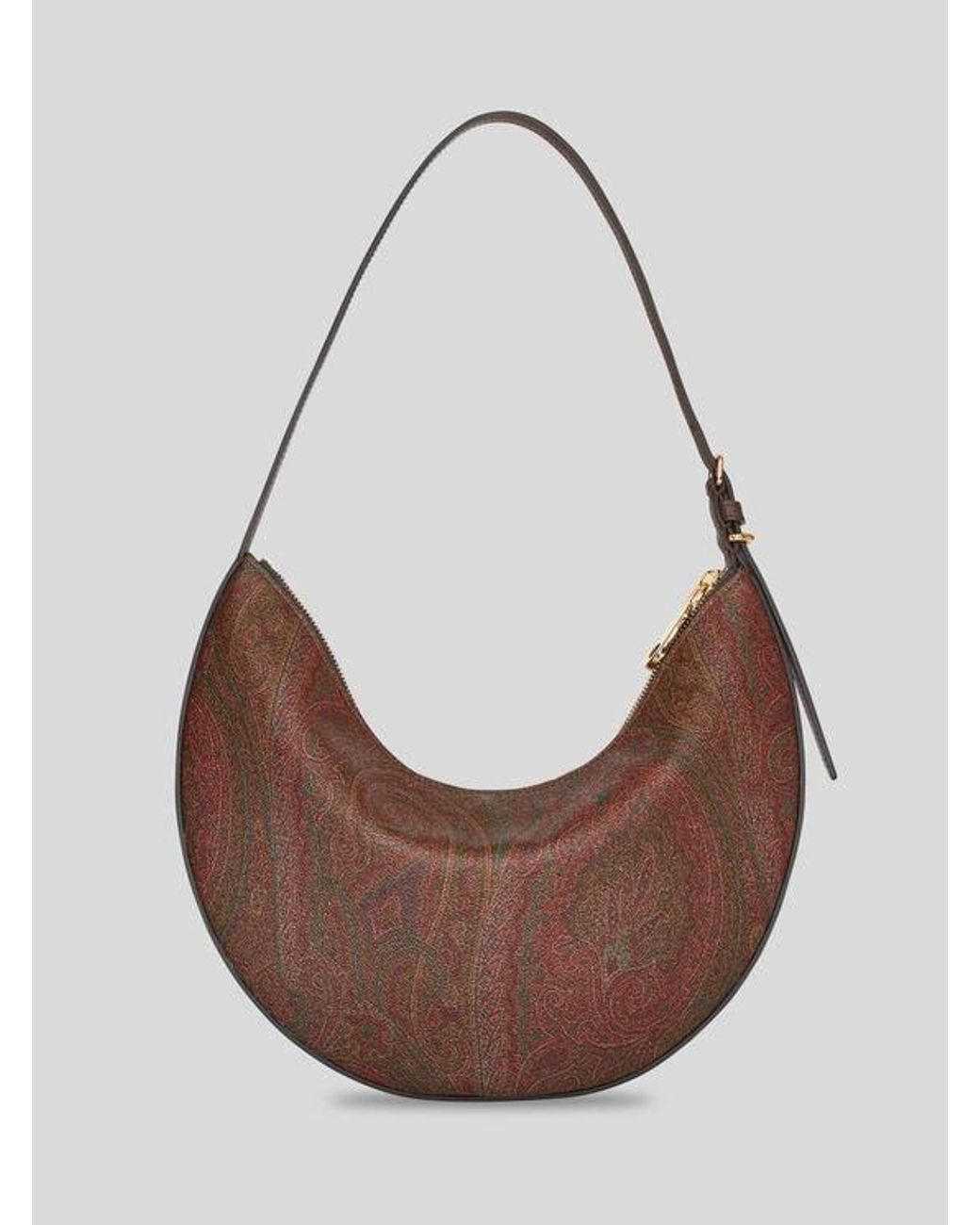 Etro Brown Medium Essential Arnica Hobo Bag