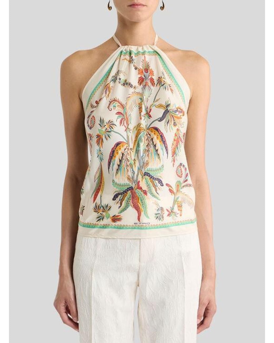 Top di Etro in White
