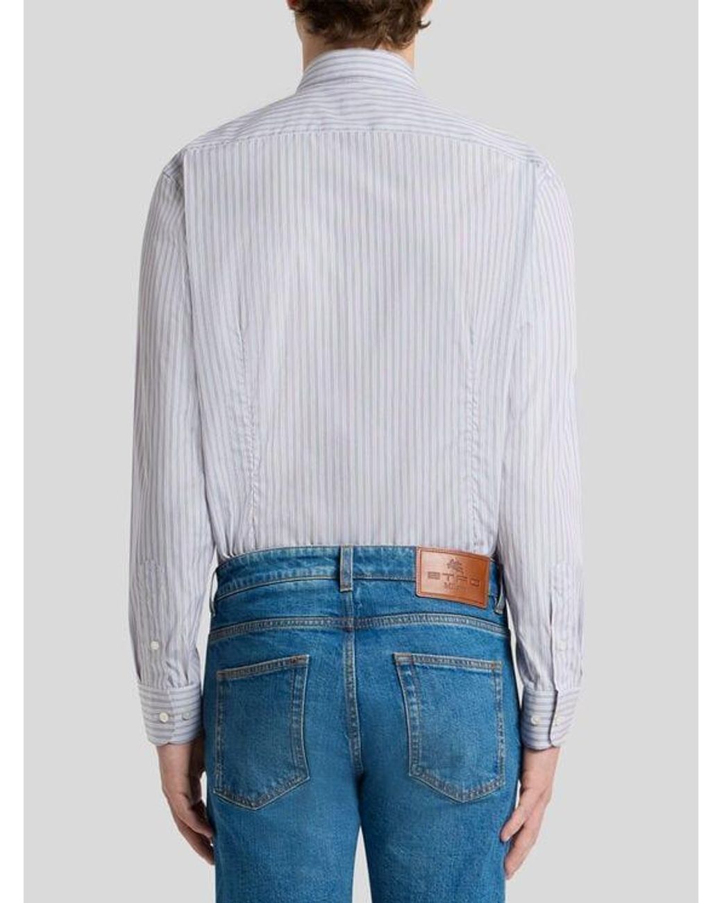 Camicia di Etro in Gray da Uomo