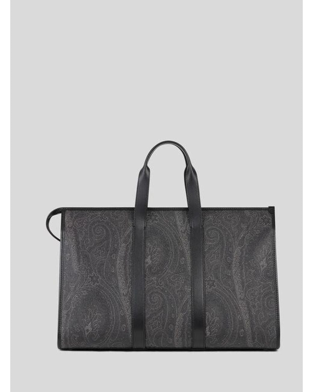 Etro Black Arnica Travel Bag for men