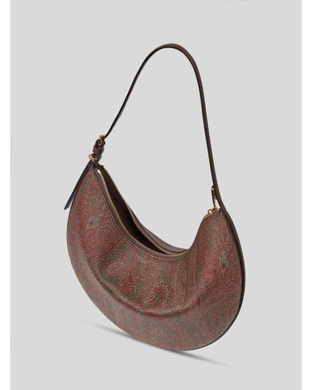 Etro Brown Medium Essential Arnica Hobo Bag
