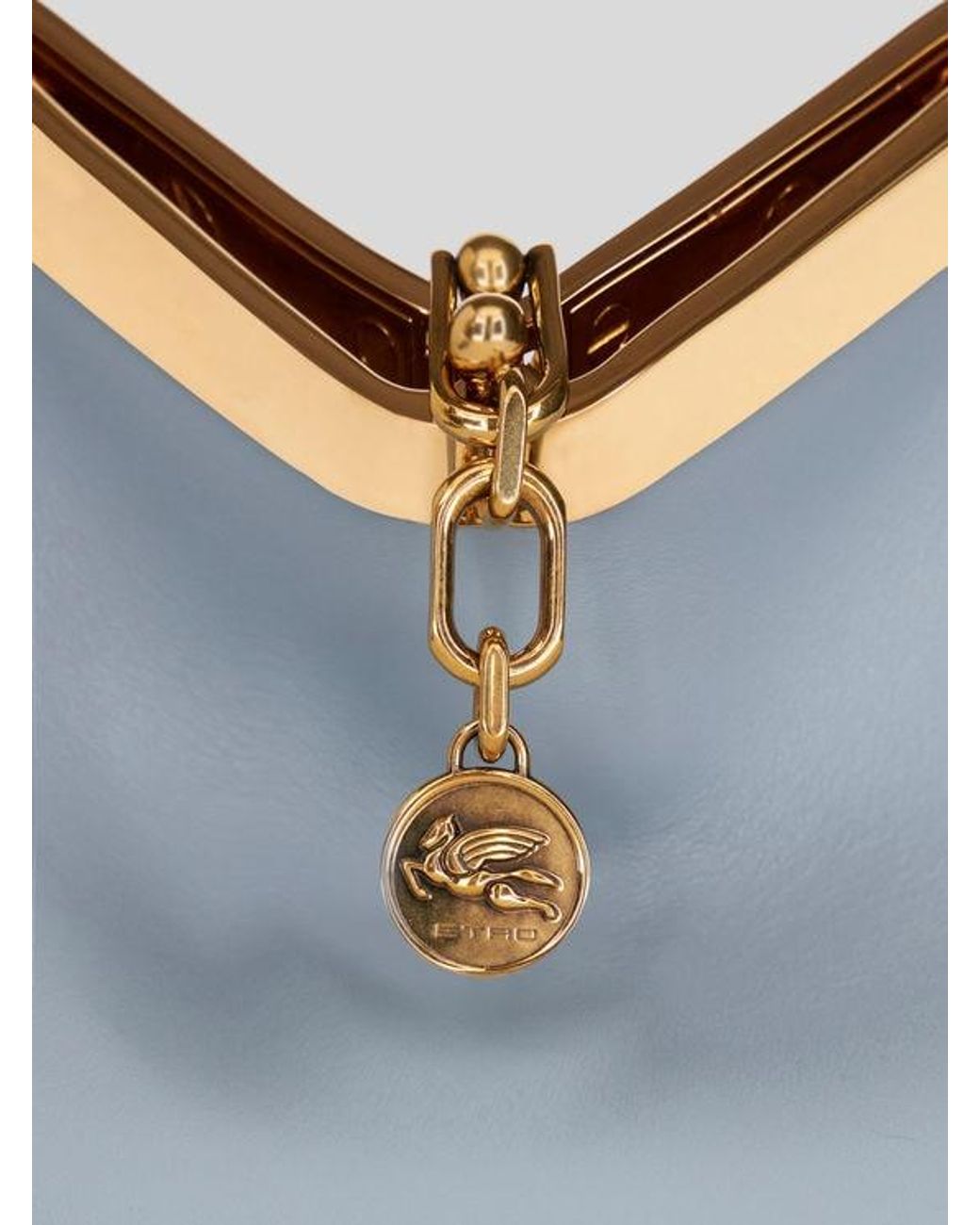 Etro Blue Small Vela Bag