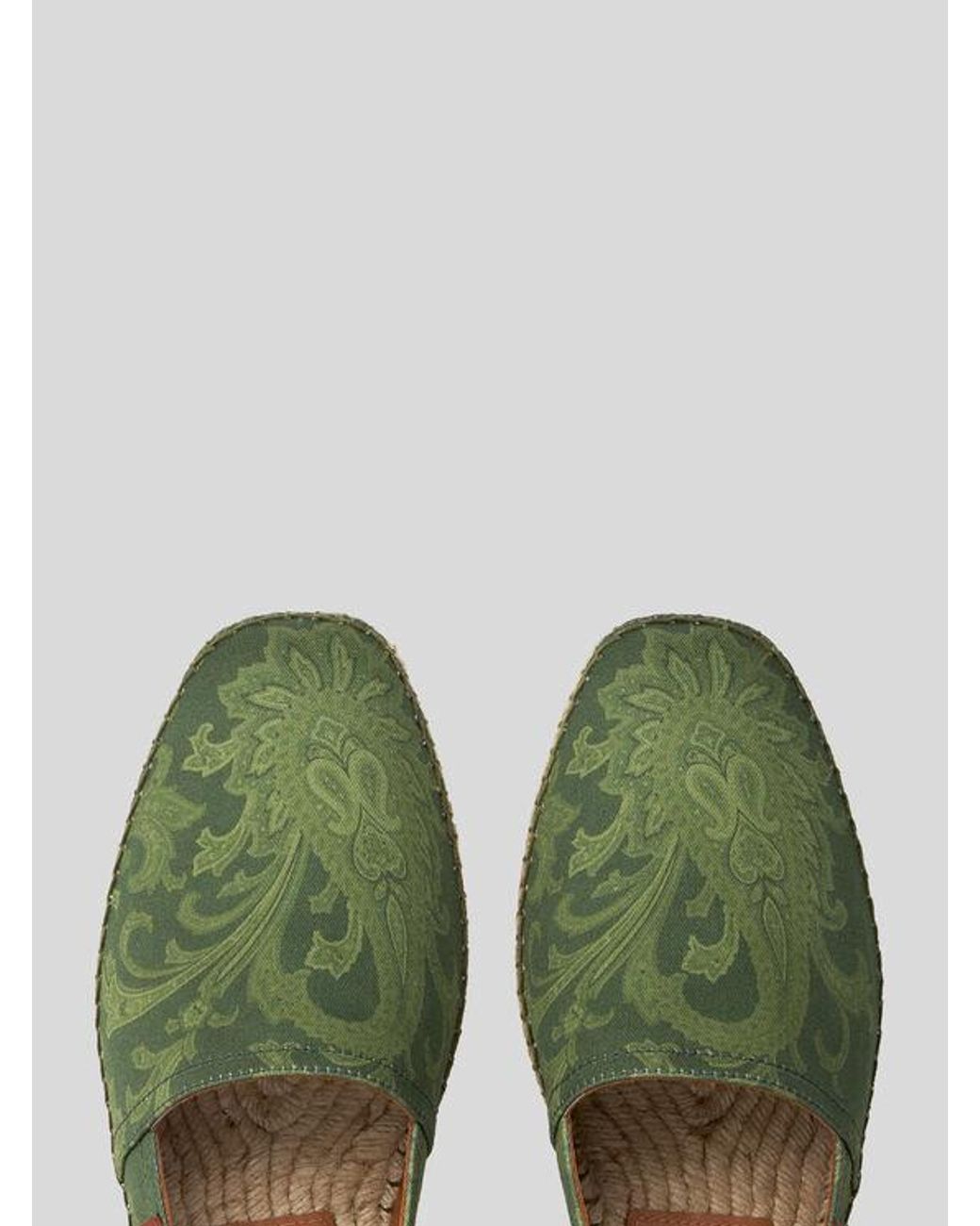 Espadrillas di Etro in Green da Uomo