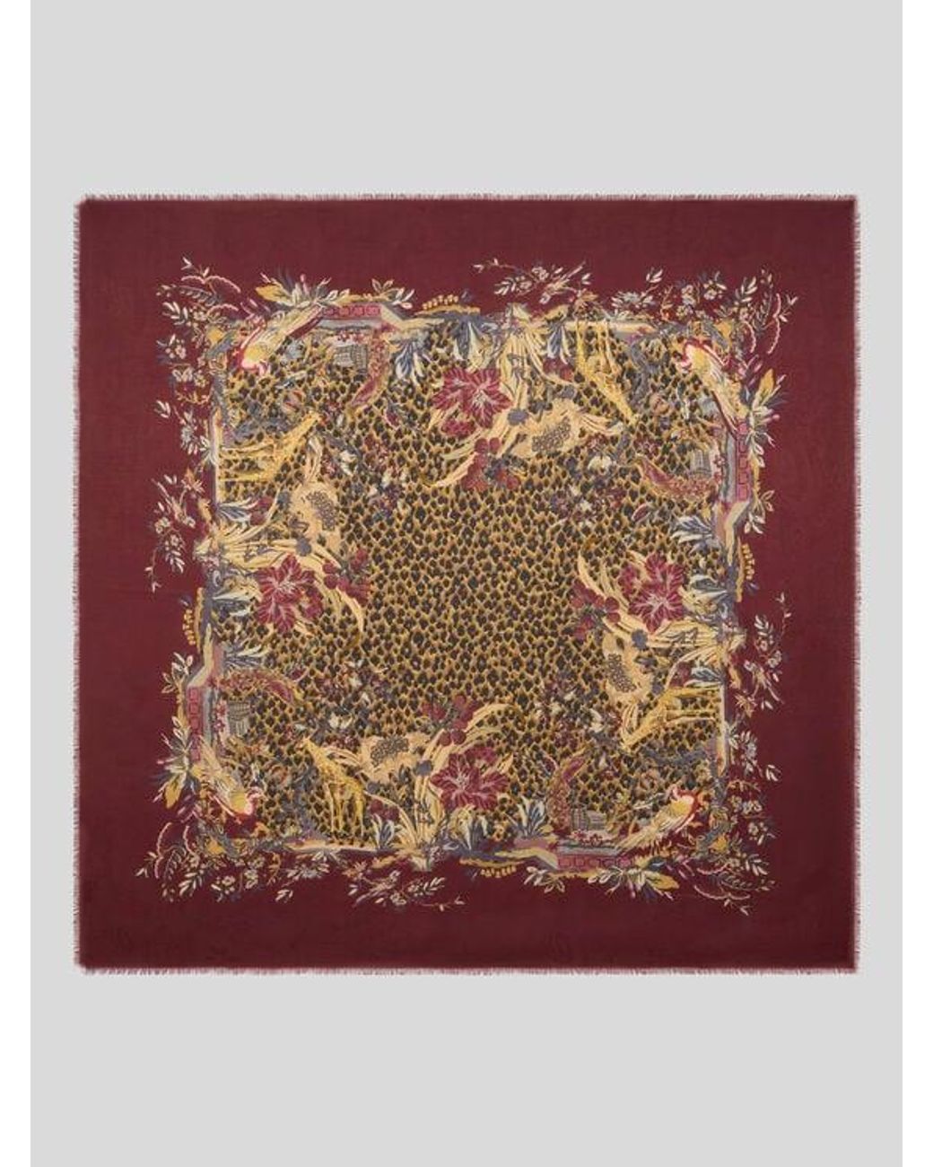 Scialle Jacquard di Etro in Brown
