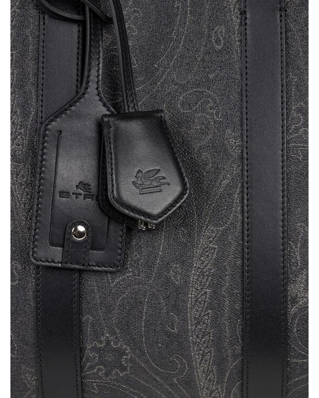Etro Black Arnica Travel Bag for men