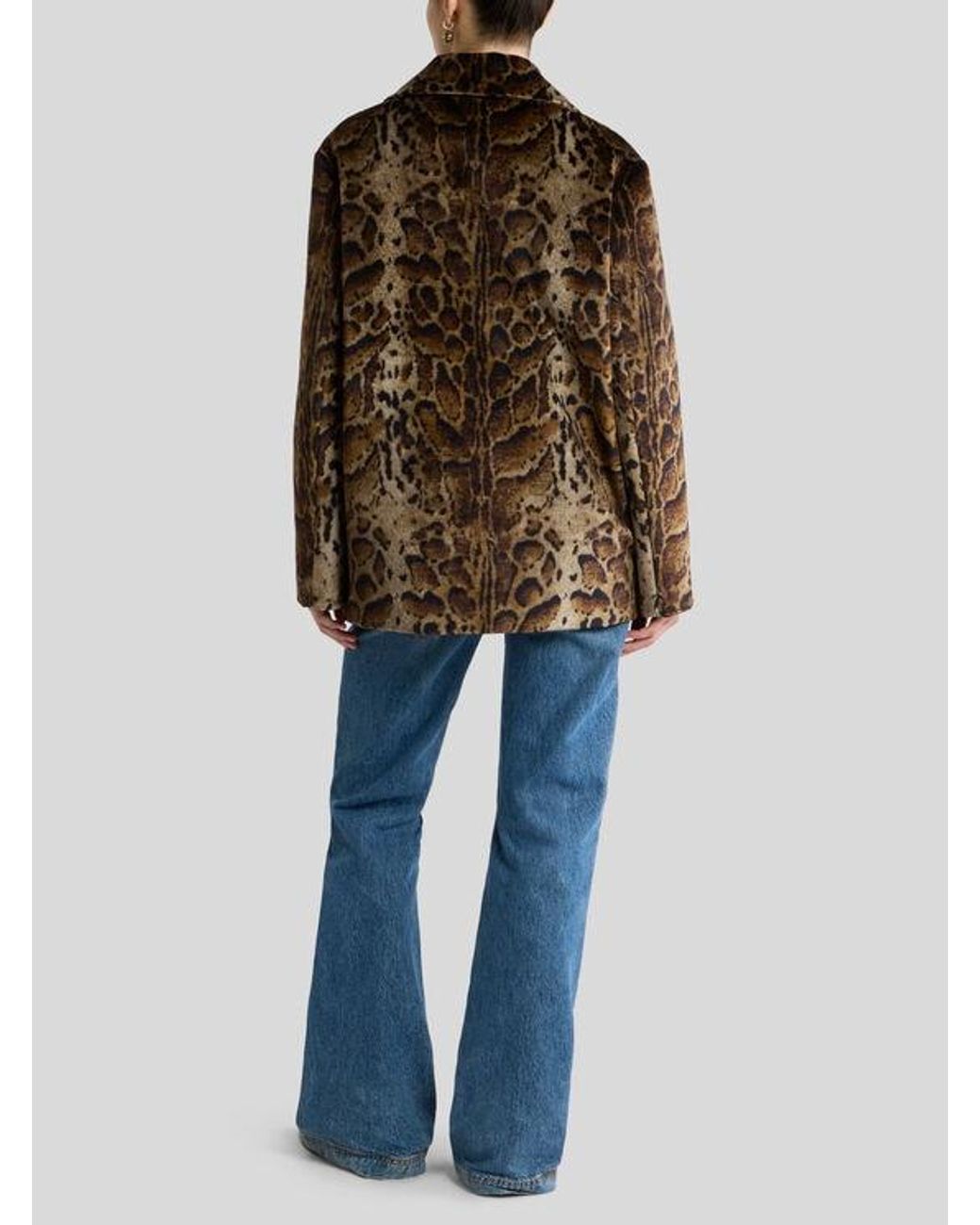Cappotto Corto di Etro in Brown
