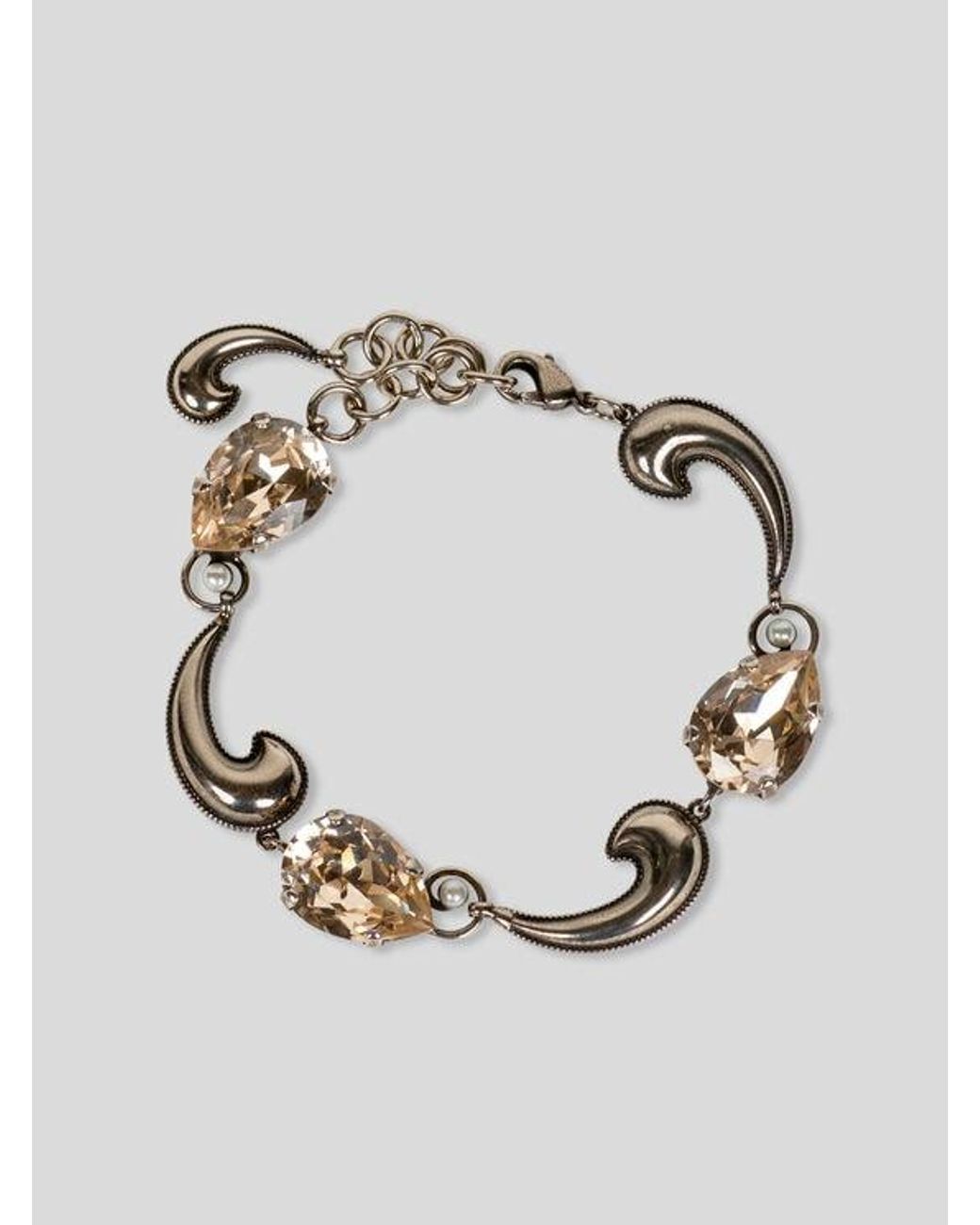Etro Multicolor Bracelet With Mini Paisleys And Crystals
