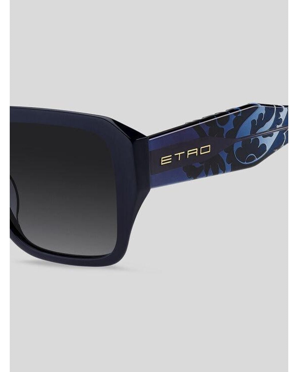 Etro Blue Color Stripes Sunglasses