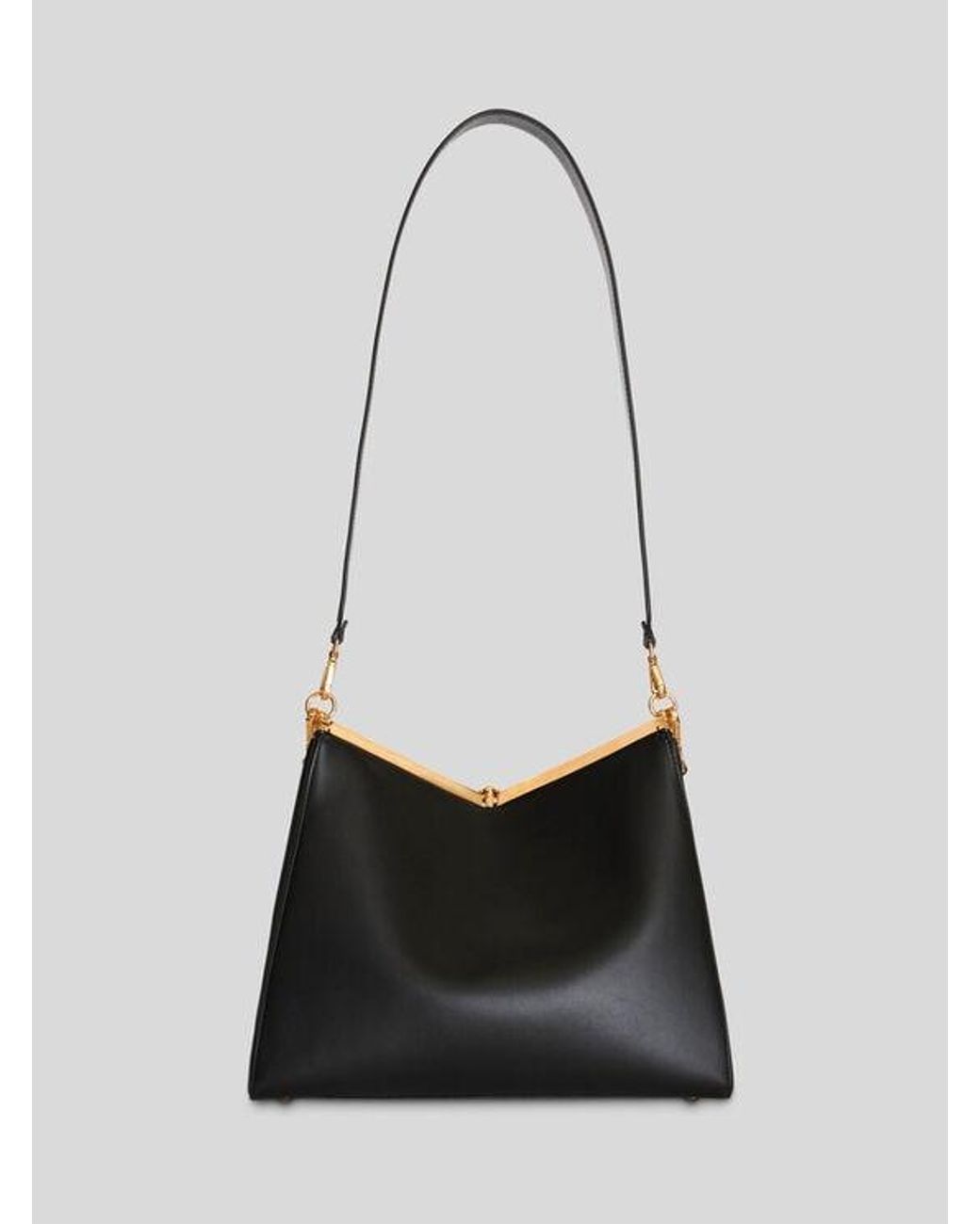 Etro Black Large Leather Vela Bag