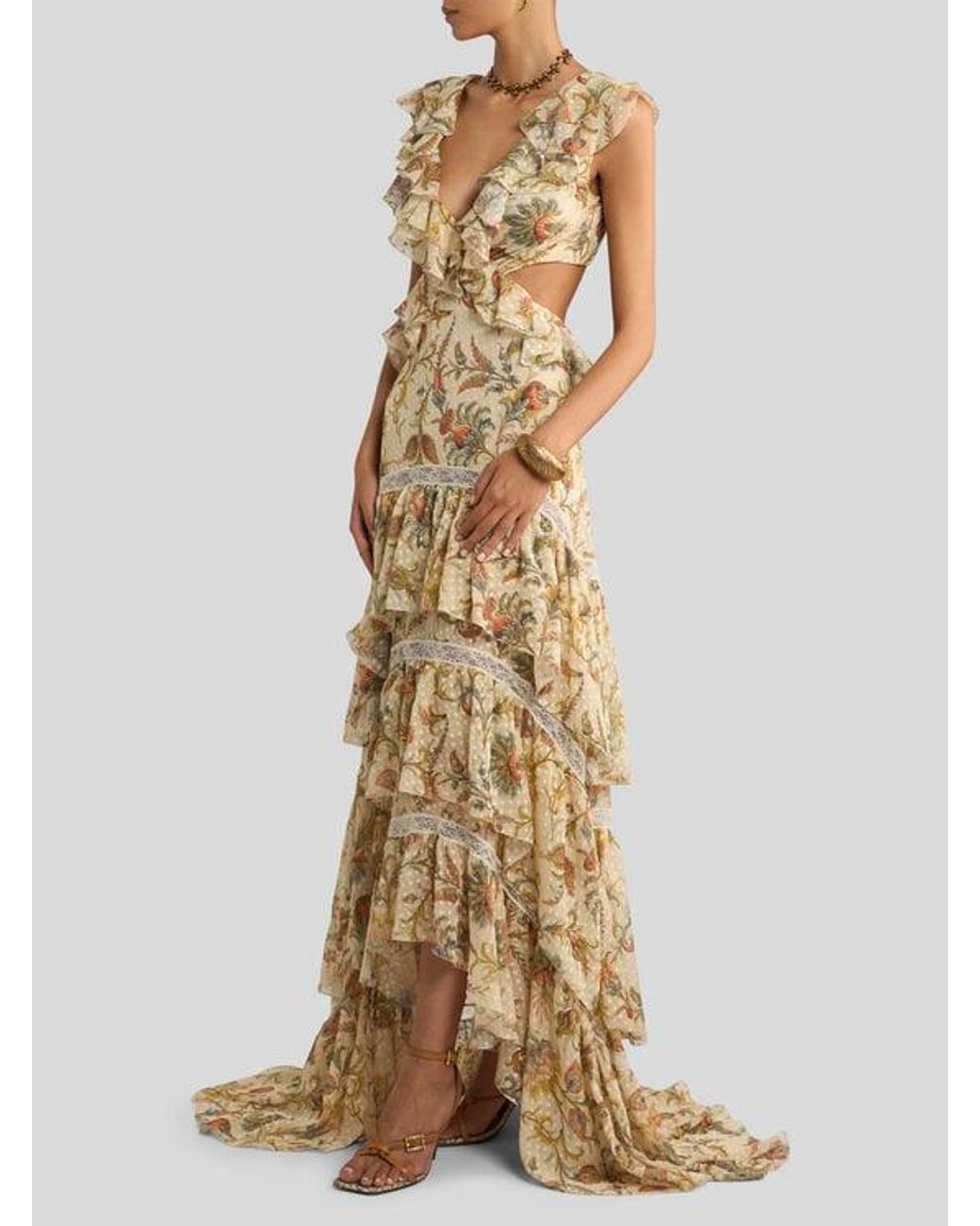 Etro Metallic Long Dress