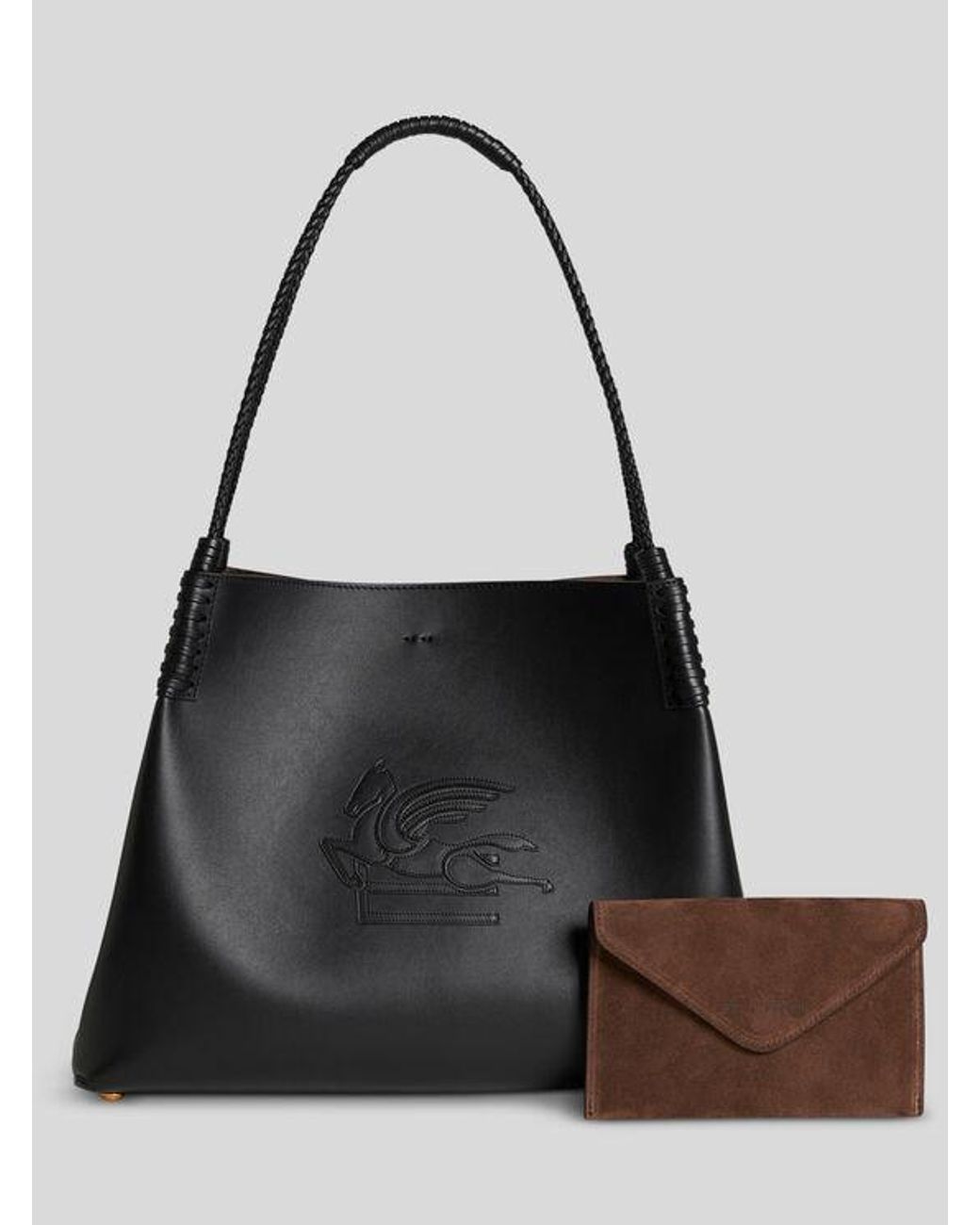 Etro Black Libra Medium Tote