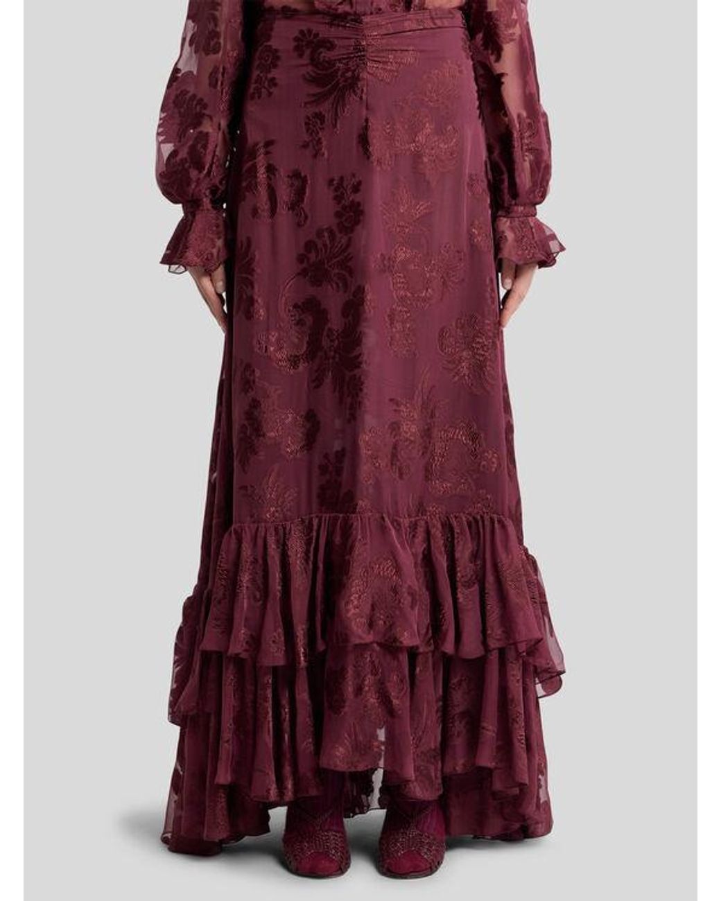 Gonna Lunga di Etro in Purple