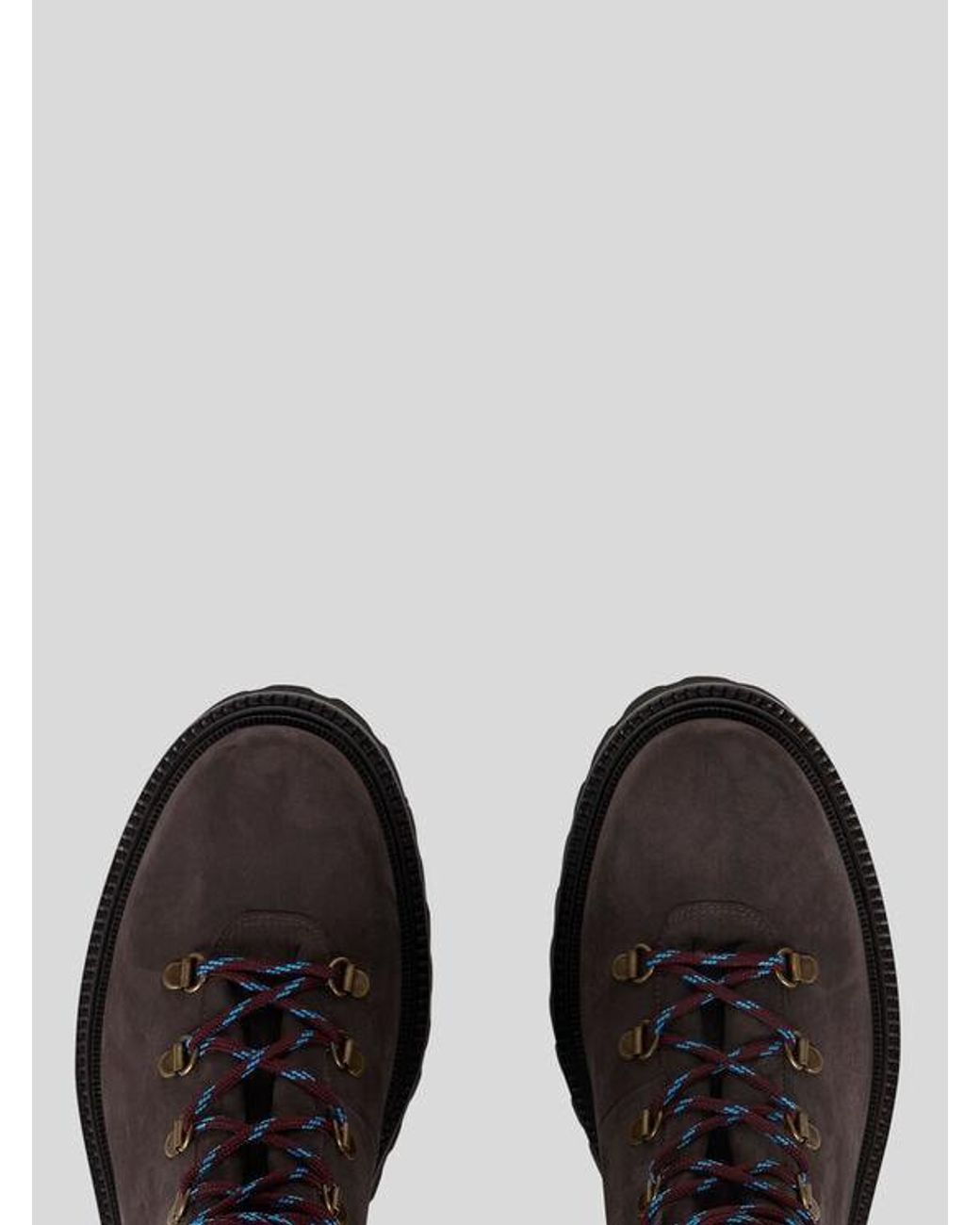 Etro Brown Trekking Ankle Boots for men