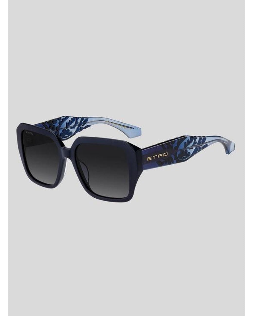 Etro Blue Color Stripes Sunglasses