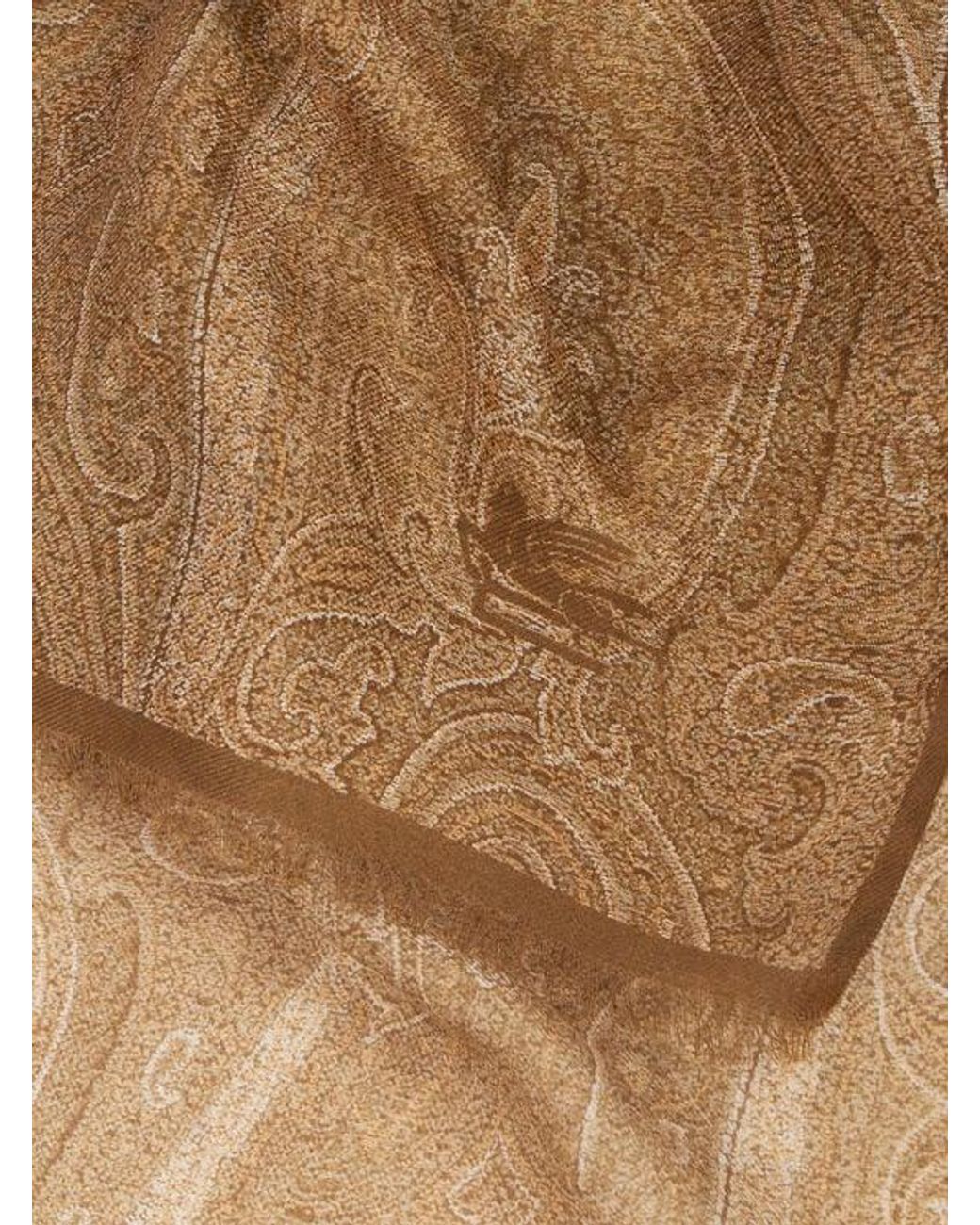 Etro Natural Paisley Scarf for men