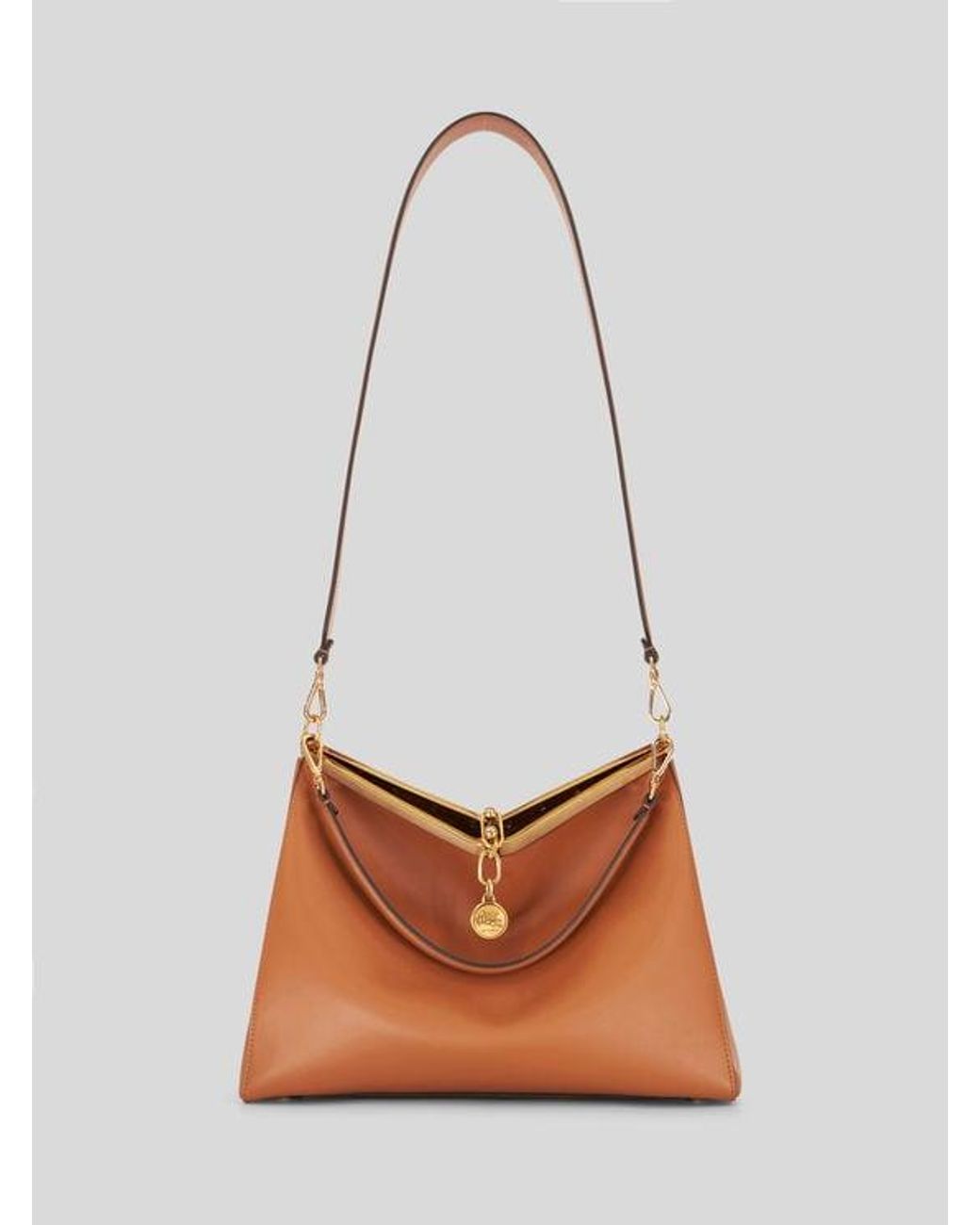 Etro Brown Large Vela Bag